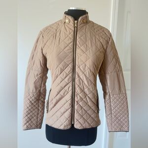 Cavalini Quilted Beige Puffer Jacket